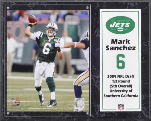 Mark Sanchez New York Jets Sublimated 12x15 Plaque
