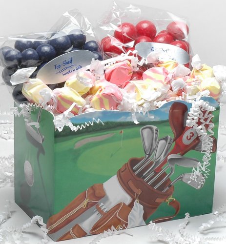 Golf Scene Gourmet Treat Box by Top-Shelf Sweets n Gifts