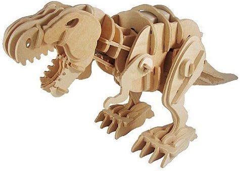 IMONIC 3D Assembly Toy Electronic Wood Moving Dinosaur Remote Control T-REX UK