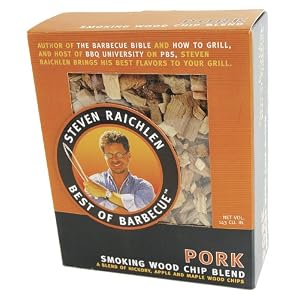 Steven Raichlen Best of Barbecue SR8043 Smoking Wood Chips for Pork