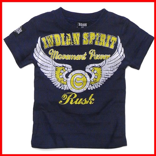 【RUSK バイカーズリアルプリントキッズ・ジュニア半袖Tシャツ３カラー】90cm//100cm/110cm/120cm/130cm【ブランド子供服 RUSK】【2012 春】【ダンス】