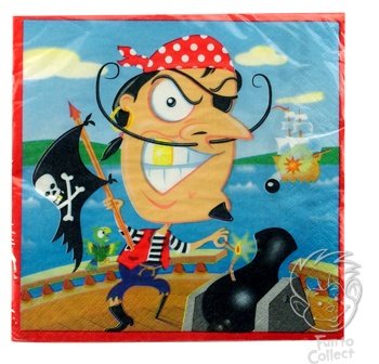 Gold Tooth Pirate Luncheon Napkins - 16 Count - Buy Gold Tooth Pirate Luncheon Napkins - 16 Count - Purchase Gold Tooth Pirate Luncheon Napkins - 16 Count (None, Toys & Games,Categories,Party Supplies,Tableware,Napkins)
