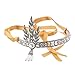 Pixnor Luxury Bling 1920s Flapper Great Gatsby Tiara Pearl Crown Bridal Wedding Head Hair