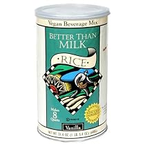 Better Than Milk Vegan Beverage Mix, Rice, Vanilla, 21.4-Ounce Canisters (Pack of 2)