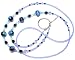 Beaded Lanyard (ID/Work/Name Badge holder)-I LOVE INDIGO Lanyard