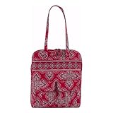 Vera Bradley Tall Zip Tote (Clearance) (Frankly Scarlett)
