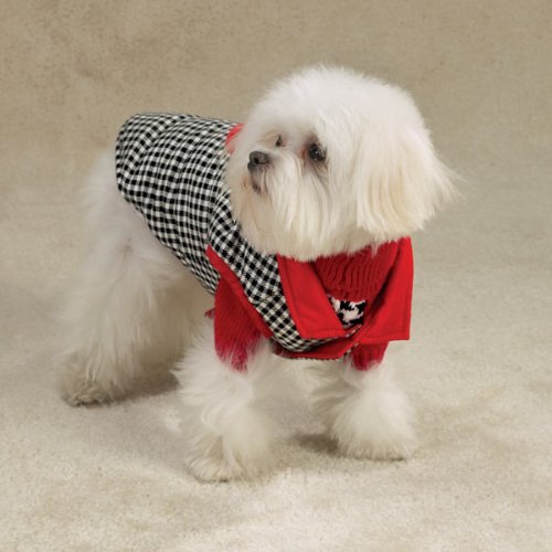 East Side Puppy Love Reversible Vest Lrg Red