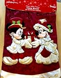Disney Park Mickey Minnie Mouse Victorian Christmas Holiday Tree Skirt NEW
