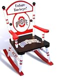 Ohio State Buckeyes Kid's Wood Rocking Chair