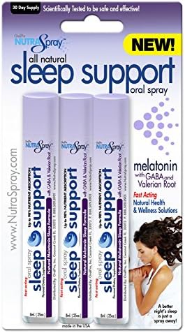 Valerian Root Spray Melatonin Herbal Sleep Support Gaba Natural Insomnia Sleep Apnea Menopause Sleep Aid