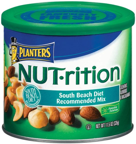 Planters NUT-rition Mix (Almond, Cashew and Macademias),South Beach Diet Recommended,... by Planters