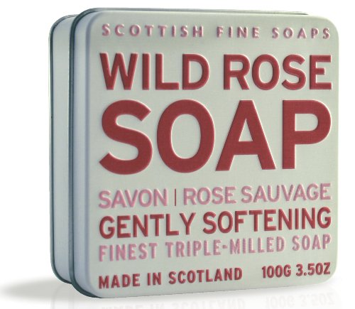Wilderose Seife in einer Metalbox 100g Scottish Fine Soaps Preisvergleich