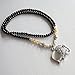Smorry 1 Pair Stainless Steel Love Heart Shaped Pendant Necklace