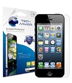 Tech Armor iPhone 5 Premium High Definition (HD) Clear Screen Protector [3-Pack] - Retail Packaging