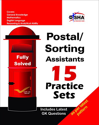 Postal/ Sorting Assistant 15 Practice Sets