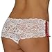 LoveFifi Women's Crotchless Cutie Bootie Short Panty Regular and Plus