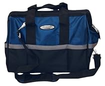 McGuire Nicholas 22316 16-Inch Wide Blue And Black Builders Tool Bag