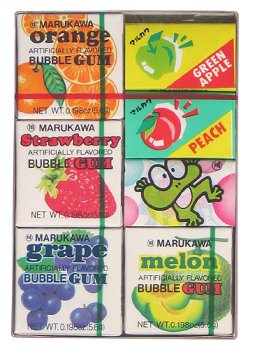 Marukawa - Seven Pack Bubble Gum Sampler