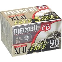 Xlii 90 High Bias Audio Cassette Tape (5-Pack)