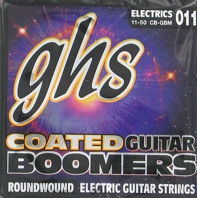 GHS Coated Boomers Guitar Strings 011 Medium 3 Sets