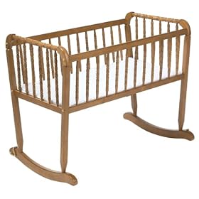 Jenny Lind Rocking Cradle- Oak