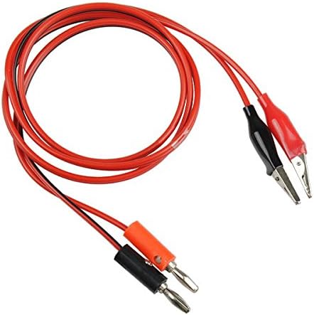 Double Stitch Alligator Test Lead Clip To Probe Cable For Multimeters