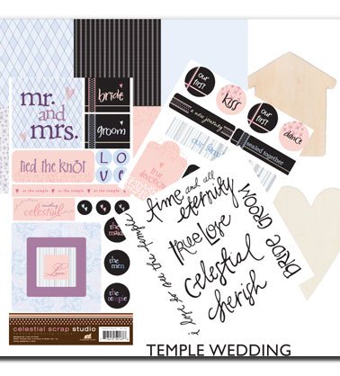 Wedding Scrapbook Kit, Marriage Scrapbooking kit, All you need to Create a Perfect Wedding Scrapbook Page for yourself or friends and family. Comes with everything you need. Epoxy stickers, rub-ons , 6- 12x12 sheets of perfectly designed paper, stickers, embellishments