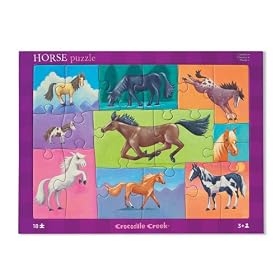 Horse Tray Puzzle by Crocodile Creek by Crocodile Creek