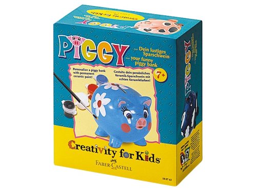 Childrens Toyshop  Spielwaren : Creativity for Kids - Piggy Sparschwein, Standard Set