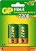 Electronics : GP 2200mAh C Type NiMH Rechargeable Batteries 2 Pack