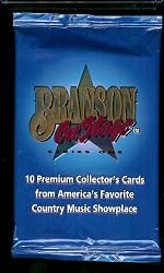 Branson On Stage Series One Trading Cards Pack - 10 cards per pack - America's Favorite Country Music Showplace