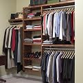 John Louis Home Deluxe 6-10 Shelving System - Red Mahogany (16")