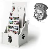 Porcelain Letter Holder featuring the Rottweiler (6 inches tall)