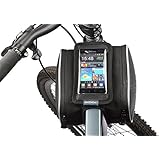 ArcEnCiel Mountain Road Bike Bag Touchscreen Bicycle Pack Double Pouch Cycling Front Frame Tube Bag Pannier For ≤ 5.5" Phone