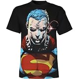 Superman Red Eye Mens T-Shirt Featuring Artwork by Jim Lee
