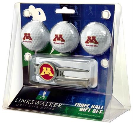 Minnesota Golden Gophers Ncaa Kool Tool 3 Golf Ball Gift Packs