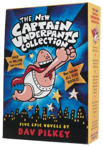 Books: The New Captain Underpants Collection.  Box Set  Books 1 5 