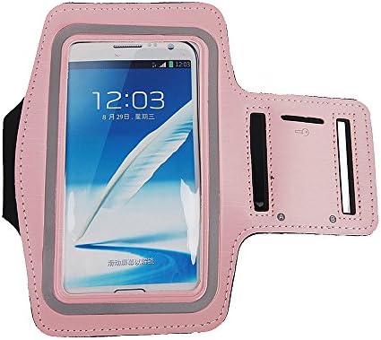 Samsung Galaxy Note 4 Armband - Sports Armband Belt for Samsung Galaxy Note 3 Note 2 Water Resistant Pink