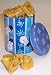 Scott's Cakes Walnut Brittle in a Blue Snowman Can