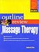Book Outline Review of Massage Therapy