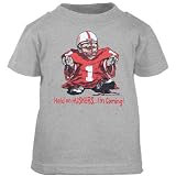 Nebraska Cornhuskers Ash Toddler Hold On T-shirt