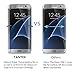 Galaxy S7 Edge Screen Protector [Full 3D Coverage],TANTEK [Anti-Bubble] [HD Ultra Clear] PET Film Curved Edge to Edge Screen Protector for Samsung Galaxy S7 Edge, [1-Pack]