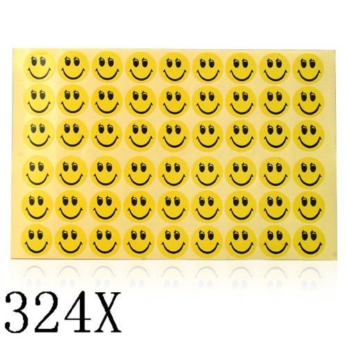 324 Smiley Face Stickers