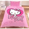 Hello Kitty Sparkle Pink Polycotton Single Duvet Cover EXCLUSIVE DESIGN