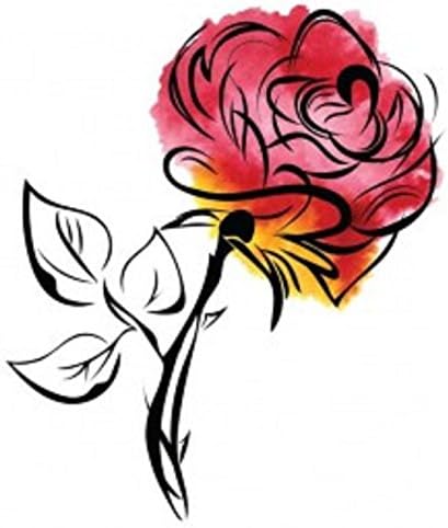 Rubbernecker Stamps THORNY ROSE STAMP SET 2 PK Use With Color Burst or Brusho 920