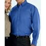 Bill Blass Men's Long Sleeve Gabardine Shirt w/Pocket in Black - Large
