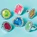 Jewel Rings Party Favors Pack Of 18 [Toy]