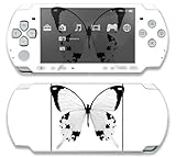 Monochrome Butterfly Decorative Protector Skin Decal Sticker for Sony Plays ....