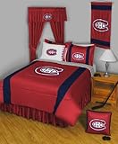 Montreal Canadiens NHL Full Size Sidelines Collection Bedroom Set