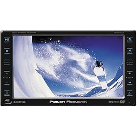 Power Acoustik PTID-6500 6.5-Inch Touch Screen In-Dash Motorized TFT Monitor with DVD
